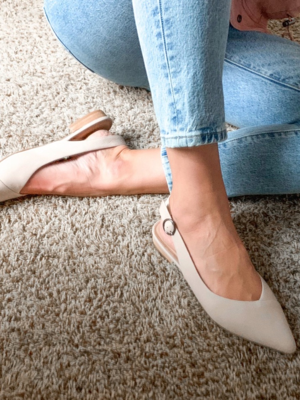 Caslon Lexie Pointed Toe Slingback Flat